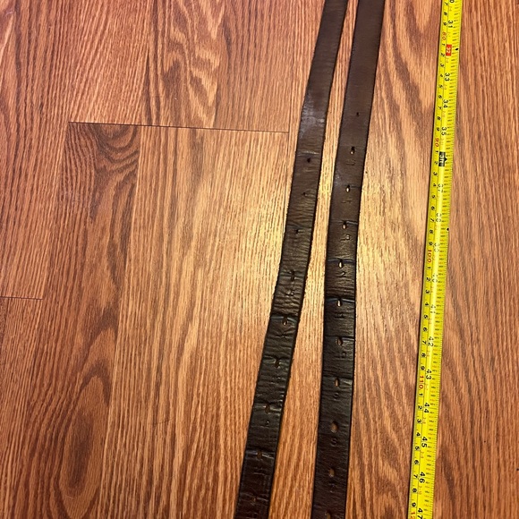 - Used stirrup leathers English brown - Picture 3 of 3